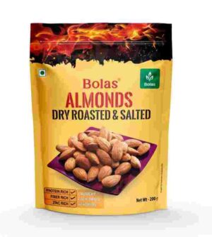Bolas Almonds Dry Roasted and Salted 200g