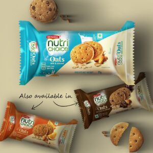 BRITANNIA: NutriChoice Oats Milk Almond Cookies