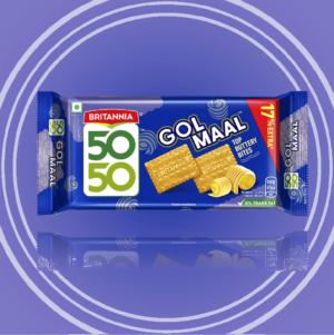 BRITANNIA: 50-50 Golmaal Top Buttery Bites
