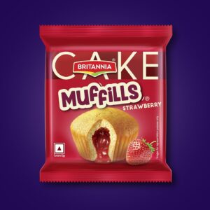 BRITANNIA: Strawberry Muffils