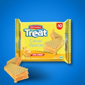BRITANNIA: Treat Cheese Creme Wafers